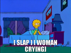 - [ Slap ] - [ Woman Crying]