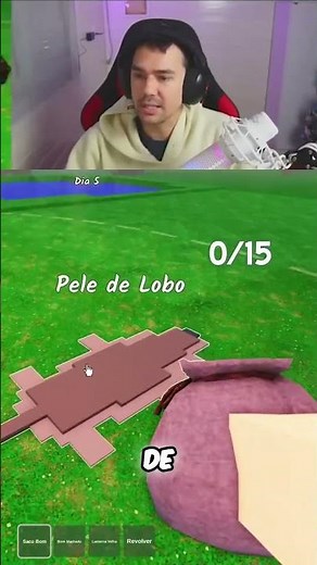 Sobrevivência no Game: Madeira, Armas e a Chuva Implacável! #shorts