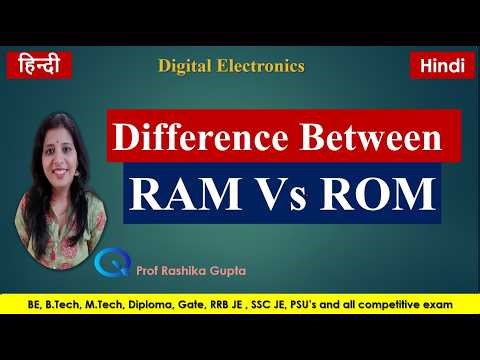 RAM Vs ROM || Difference between RAM and ROM (Hindi)