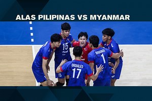LIVE: Alas Pilipinas men vs Myanmar – SEA Games 2025 volleyball