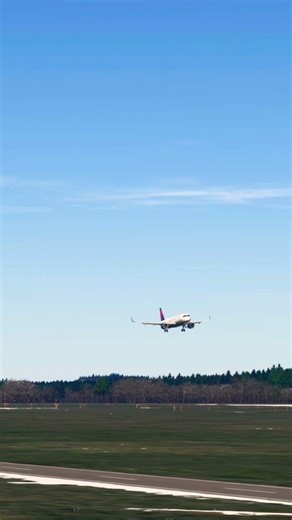Delta Airlines A321 NEO Landing Washington DC KIAD #aviation #xbox #msfs2024 #landing #washingtondc
