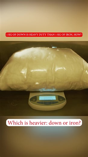 1 KG OF DOWN IS HEAVY DUTY THAN 1 KG OF IRON, HOW? Part 2 #toples #science #ТОПЛЕС #interesting #facts
