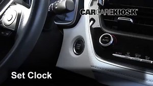 How to Set the Clock / Change Time on a 2019 Toyota Corolla SE 1.8L 4 Cyl. Hatchback