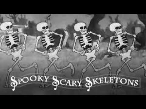 spooky scary skeletons 1 hour