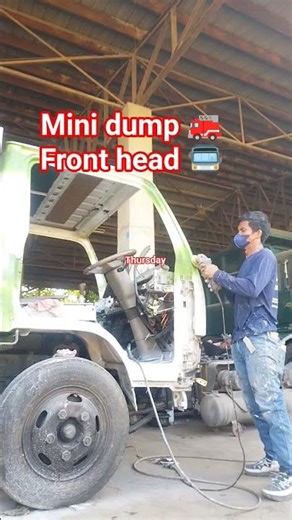 mini Dump 🚒 Front head 🚍 #painter