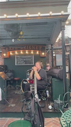 Dave Ruffner on Bourbon Street.