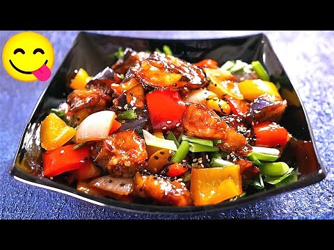 CHINESE Style STIR FRY EGGPLANT | Sweet and Sour Eggplant | Asian Dish RECIPE