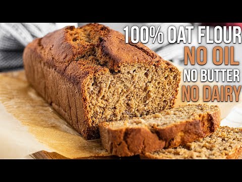 Healthy Banana Bread (OAT FLOUR)