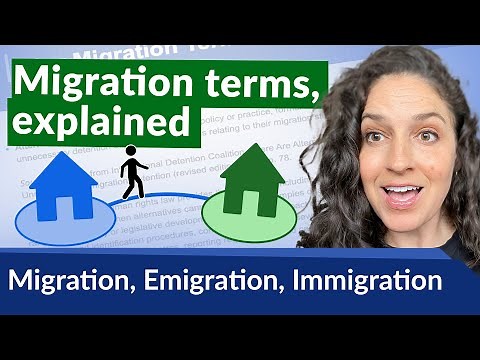 Difference Between Migration, Immigration and Emigration
