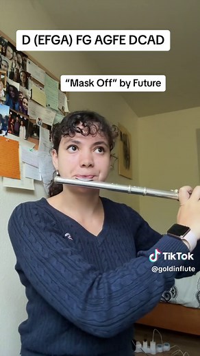 Follow for more! #fyp#flute#band#orchestra#twosetviolin#flutist#rap#maskoff#future#sheetmusic