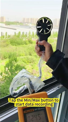Fluke 925 Anemometer | 15 Seconds Quick Operation Guide🔥