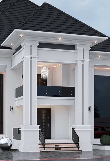 Modern 5 Bedroom Duplex Exterior Design Ideas