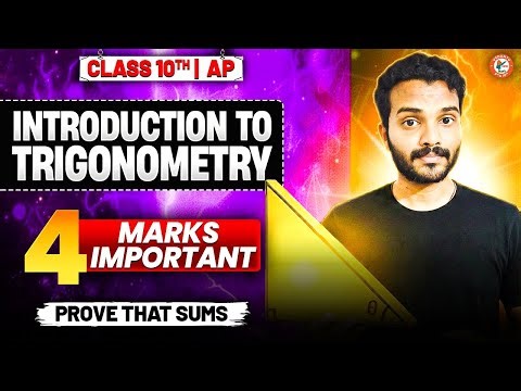 Introduction to Trigonometry | Important 4 Marks | AP Board | Class 10 | Santosh Sir