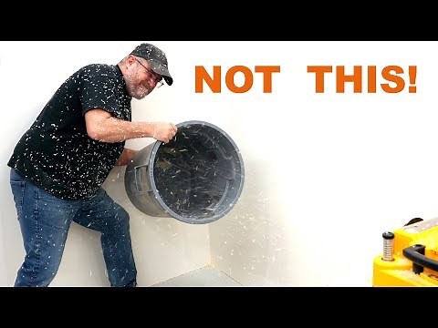 Easy to Make Dust Collector for the DeWalt DW735 Planer