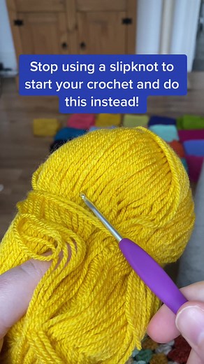 Don’t use a slipknot to start your crochet and do this instead 🧶 #crochet #crochettiktok #crochettutorial #crochettok #crochettutorials #crochettutorialforbeginners #crochettutorialvideo #crochettips #crochettipsandtricks #howtocrochet #beginnercrochet #beginnercrochettutorial