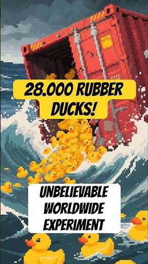 The rubber duck experiment that mapped the entire world 🦆 #brilliant #shorts