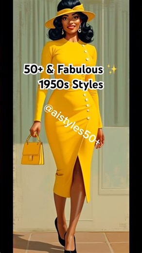 50+ & Fabulous: Rocking 1950s Elegance 💃✨