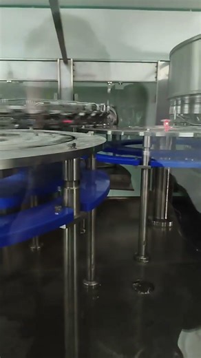 Rotary pure water bottle filling machine
