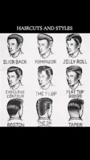 list of greaser hairstyles #1950s #oldies #ritchievalens #rockmusic #hairstyle