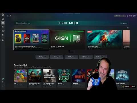 XBOX MODE on a PC | Console Mode & Possibly New Universal UI for Project Helix Console #xbox