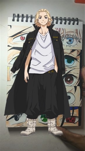 Mikey eye art 👀🔥 #anime #mikey #shorts #art @ankitopart3226