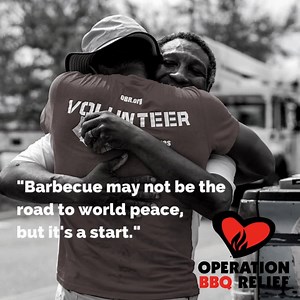 Kansas City BBQ For Good—Join the Mission In 2011, after the devastating EF5 tornado in Joplin, MO, a small group of Kansas City pitmasters came together with a simple idea: BBQ is more than food—it’s comfort, connection, and hope. That idea sparked Operation BBQ Relief, and since then, we’ve served nearly 13 million meals to communities recovering from disasters. Much like Kansas City’s passion for BBQ and football, we’re driven by heart, teamwork, and a commitment to making a difference. Follo
