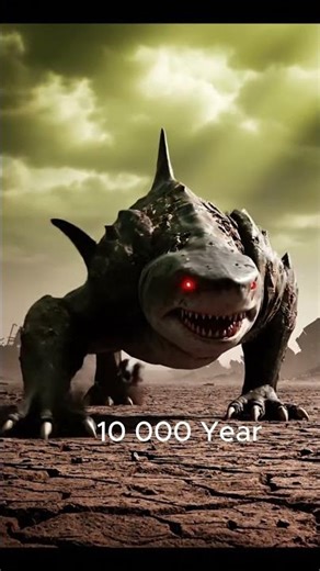 "Shark Evolution: 10,000 Years After the Oceans Fade" #dinochicken #evolutiontimeline #futureanimals