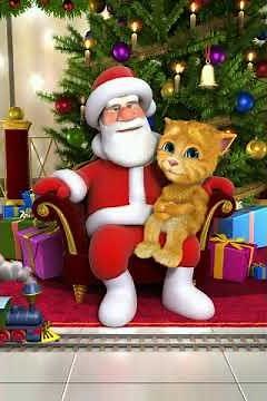 TALKING SANTA MEETS GINGER IS BACK PLAY STORE AND APP STORE