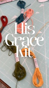 3.4K views · 46 reactions | Kit > https://chalkcouture.com/refreshrestyle/his-grace-embroidery-kit all in one kit! Such a fun way to create and relax 殺 | Refresh Restyle by Debbie Westbrooks | Facebook