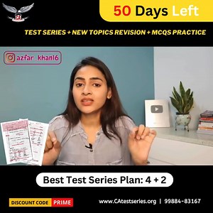 1.8M views · 133 reactions | India's Best Online CA Test Series Prepared by Ex-Examiners Approach with Latest ICAI Exam Pattern ✅ Thousand's Dreams Come True | 10 Times AIR 1 ✅ Chapter wise & Full Test as per ICAI Pattern ✅ Unseen application based Lengthy Questions ✅ Notes + Doubt Solving + Mentoring + Guidance Videos ✅ 86000+ Happy Students Register Now and Start Preparing for your Exam. | CAtestseries.org | Facebook