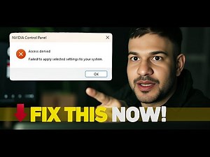 How to fix Nvidia access denied fixed