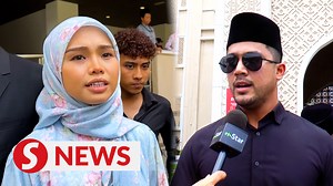 4K views | Singaporean actor Aliff Aziz has refused to divorce his wife, Malaysian artiste Bella Astillah, at the Federal Territory Lower Syariah Court on Thursday (April 4). According to Aliff, he needs more time to come to a final decision. Read more at https://tinyurl.com/4ewjvcjy WATCH MORE: https://thestartv.com/c/news SUBSCRIBE: https://cutt.ly/TheStar LIKE: https://fb.com/TheStarOnline | The Star | Facebook