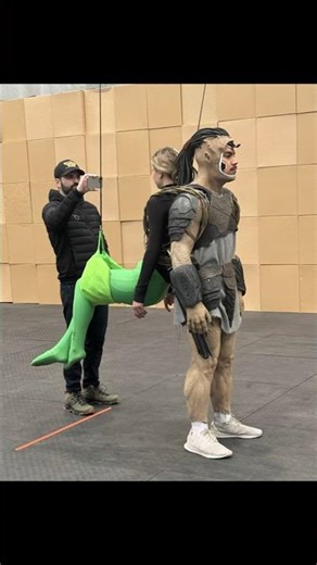 The Process of Creating the Back-to-Back Scene in Predator Badlands