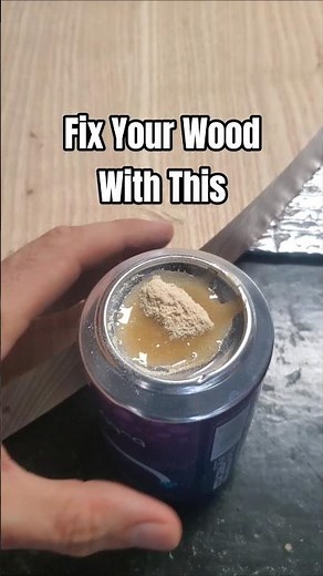 Epoxy and Sawdust Trick - Fix Wood Defects