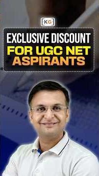 Exclusive Discount For UGC NET Aspirants