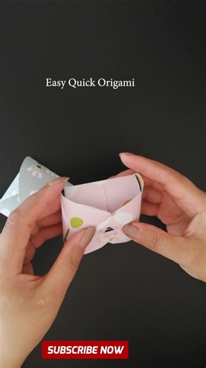 🎁 Easy DIY Holiday Treat Wrapper | Beautiful Handmade Gift Box | Origami Craft Tutorial