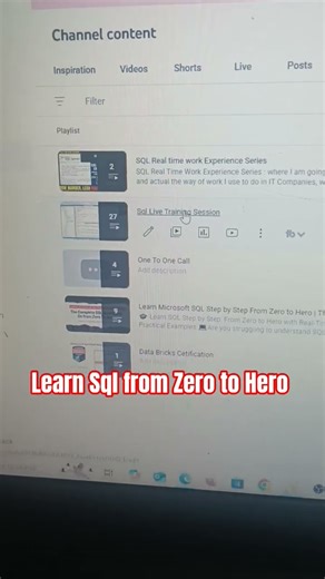 Learn Sql Step By Step From Zero to become Hero| Get High Paying Sql Job #shorts #sqlsaturday #sql
