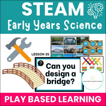 Design a Bridge STEM Challenge | Construction STEAM Activity Preschool
