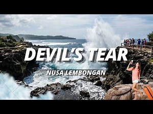 🇮🇩 Drone Flight Over Devil's Tear, Nusa Lembongan | Cinematic 4K Aerial Views | Relaxation, Focus