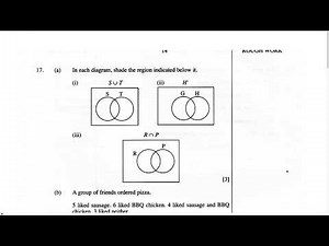 BJC Math Paper 2 - Venn Diagrams