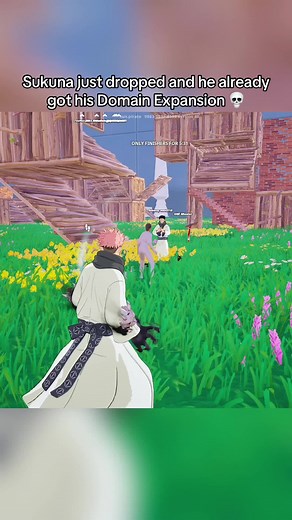 Sukuna's Domain Expansion Gameplay in Fortnite