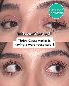 🚨 Shop our warehouse sale to SAVE UP TO 50% off all your beauty must-haves. This is a limited time offer - don't miss out! | Thrive Causemetics