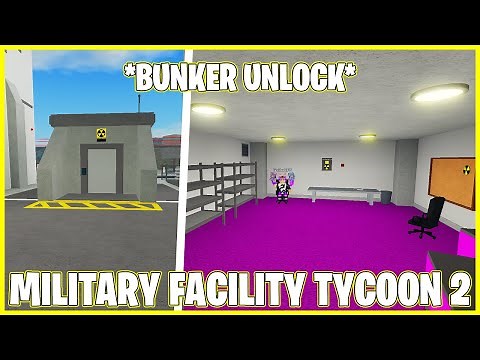 *BUNKER* MILITARY FACILITY TYCOON 2 ROBLOX