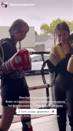 Boxing Photoshoot with Models in Rumble City