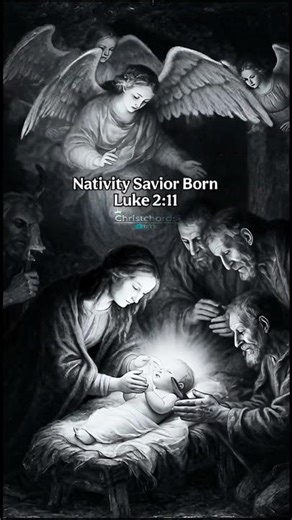 Nativity Savior Born | Luke 2:11 #jesus