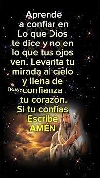 Aprende a confiar en Dios 🙏♥️🙏#jesus #shortsviral #shorts #short ￼