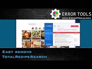 Guide for removing TotalRecipeSearch from Windows