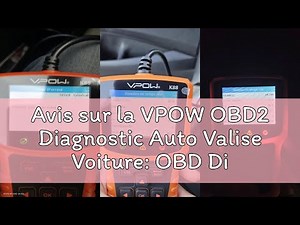 Avis sur la VPOW OBD2 Diagnostic Auto Valise Voiture: OBD Diagnostique Français Auto Multimarque pou