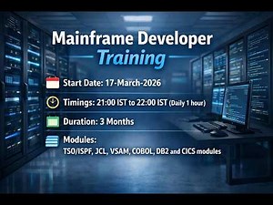 Mainframe Developer Training