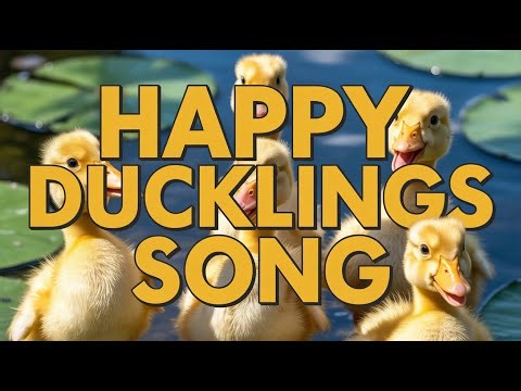 Fun Duck Song English Kids | Cute Quack Quack Nursery Rhyme Toddlers Preschool Baby Love Singing